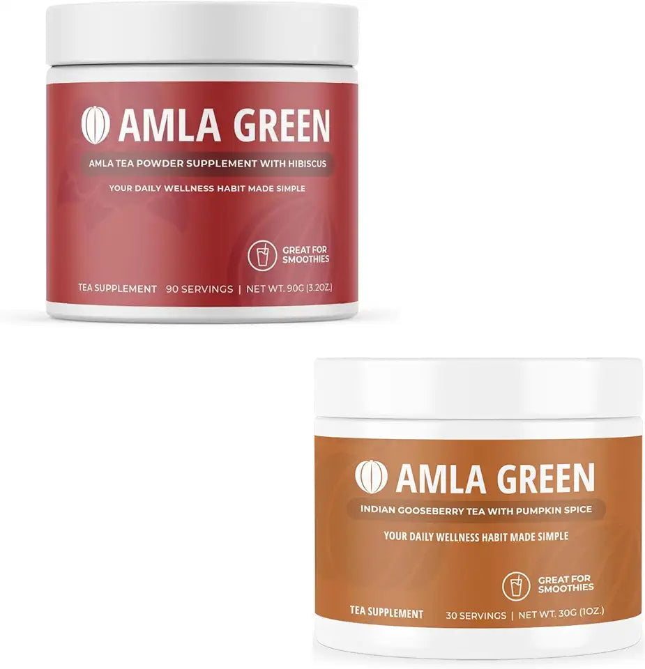 Organic Vegan Amla Powder & Green Tea Supplement K356