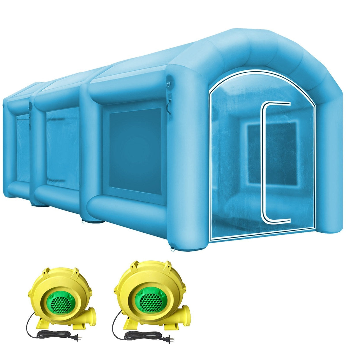 23x13x8ft Inflatable Spray Booth Car Paint Tent G547