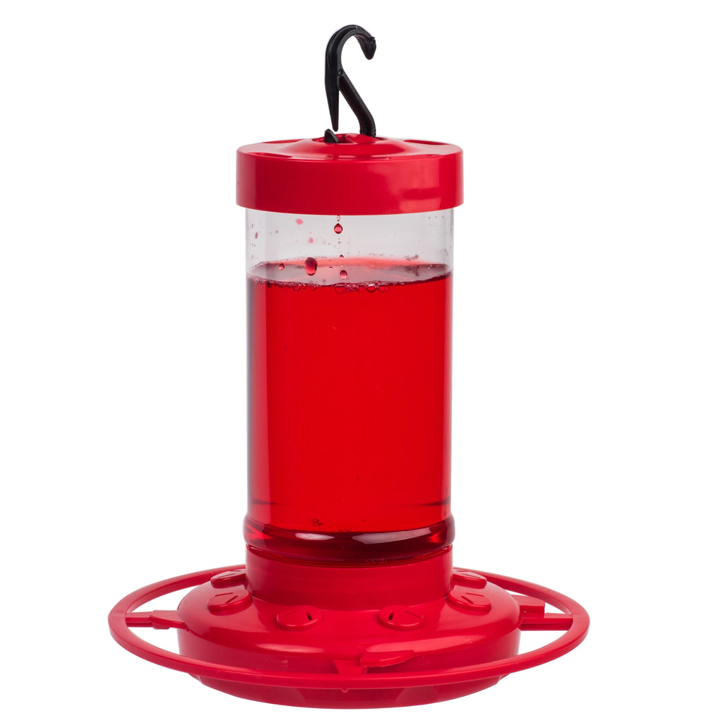 16 oz Red Plastic Hummingbird Feeder O990