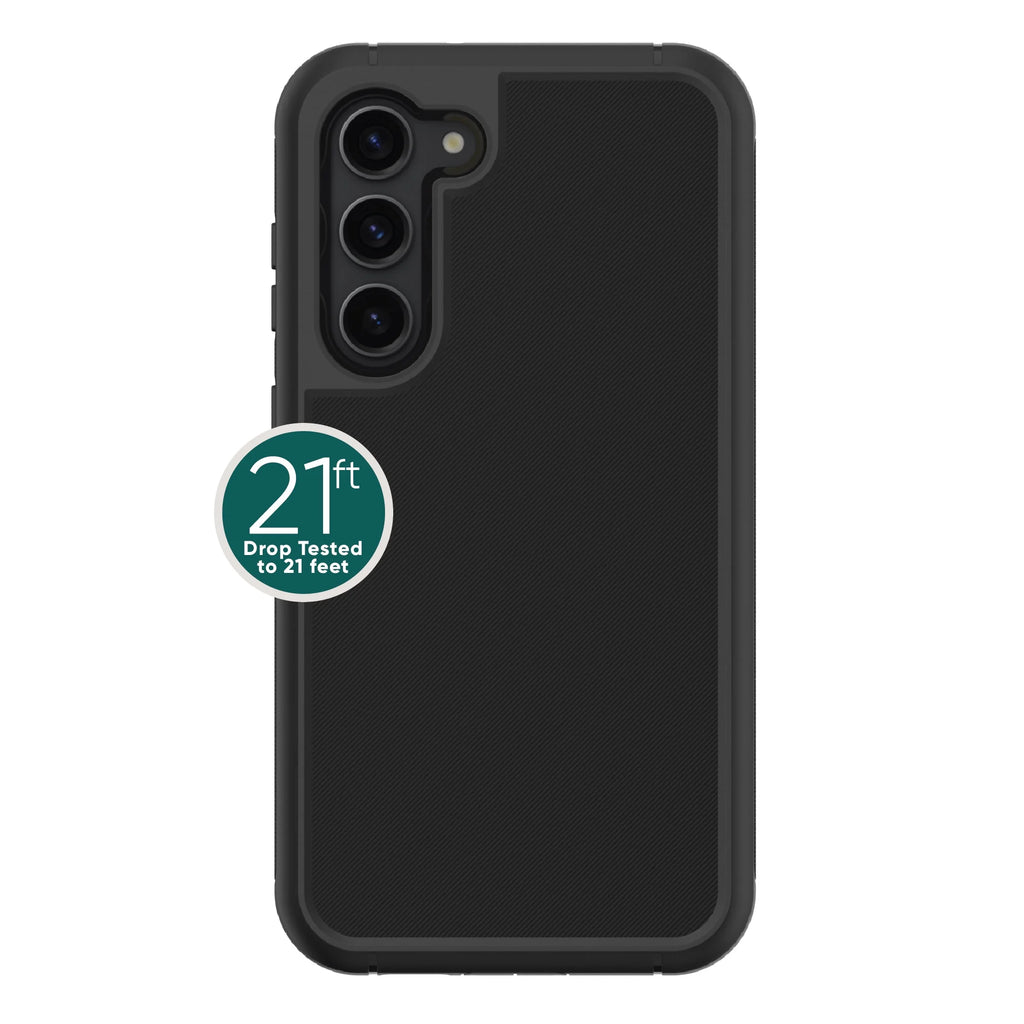 Black Rugged Phone Case for Samsung Galaxy S23 5G Y25931