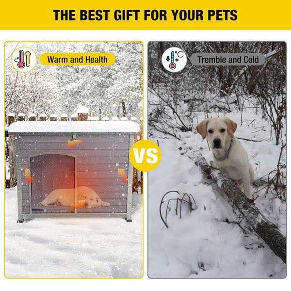 Insulated Outdoor Dog House with Waterproof Roof Z4852