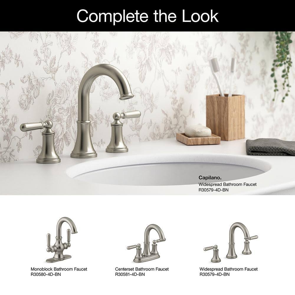 8 in. Widespread 2-Handle Bathroom Faucet in Vibrant Brushed Nickel P74295