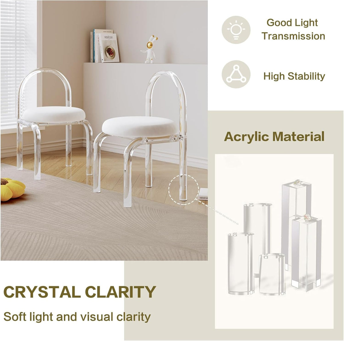 Clear Acrylic Chair P61543