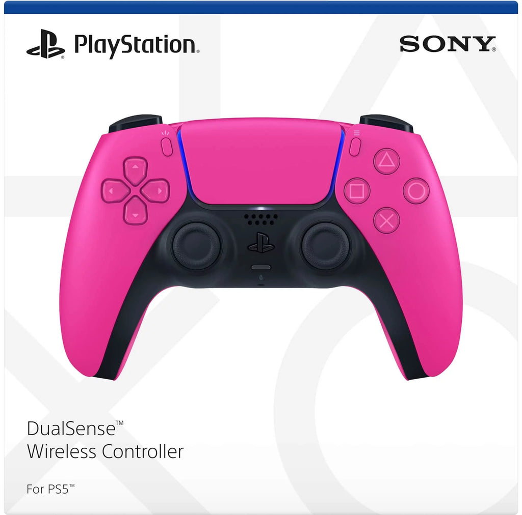 PlayStation 5 Slim Disc Edition with Two Controllers White and Nova Pink Dualsense I5353
