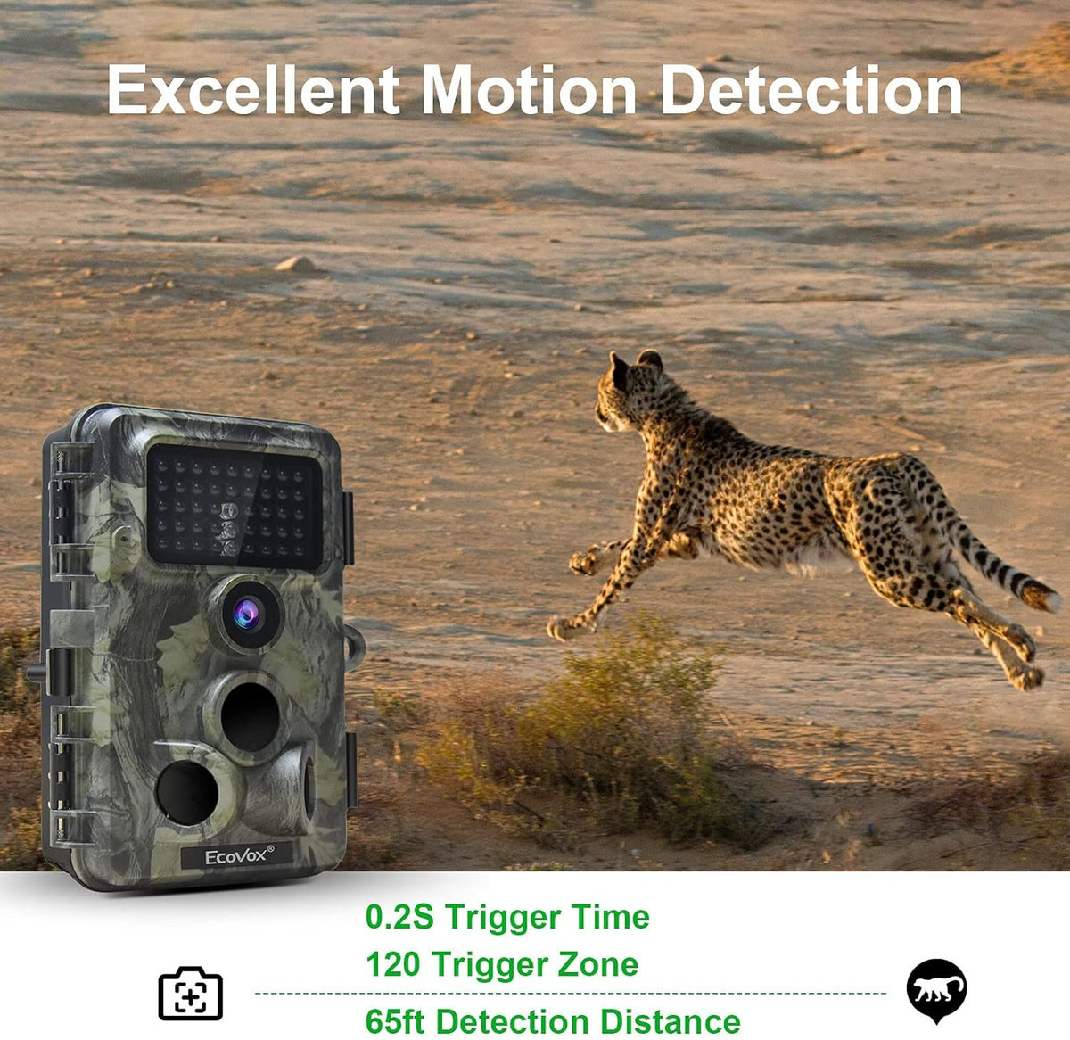 4K 30MP WiFi Trail Camera with Night Vision Q1225