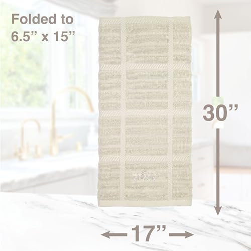 100% Cotton 17"x30" Black Kitchen Towel I88785