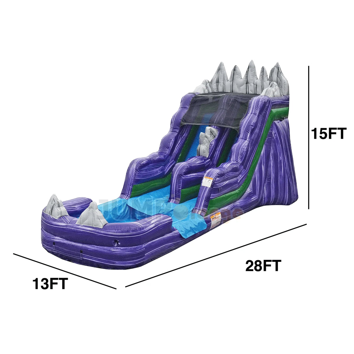 Commercial Grade Inflatable Water Slide with Pool Z328