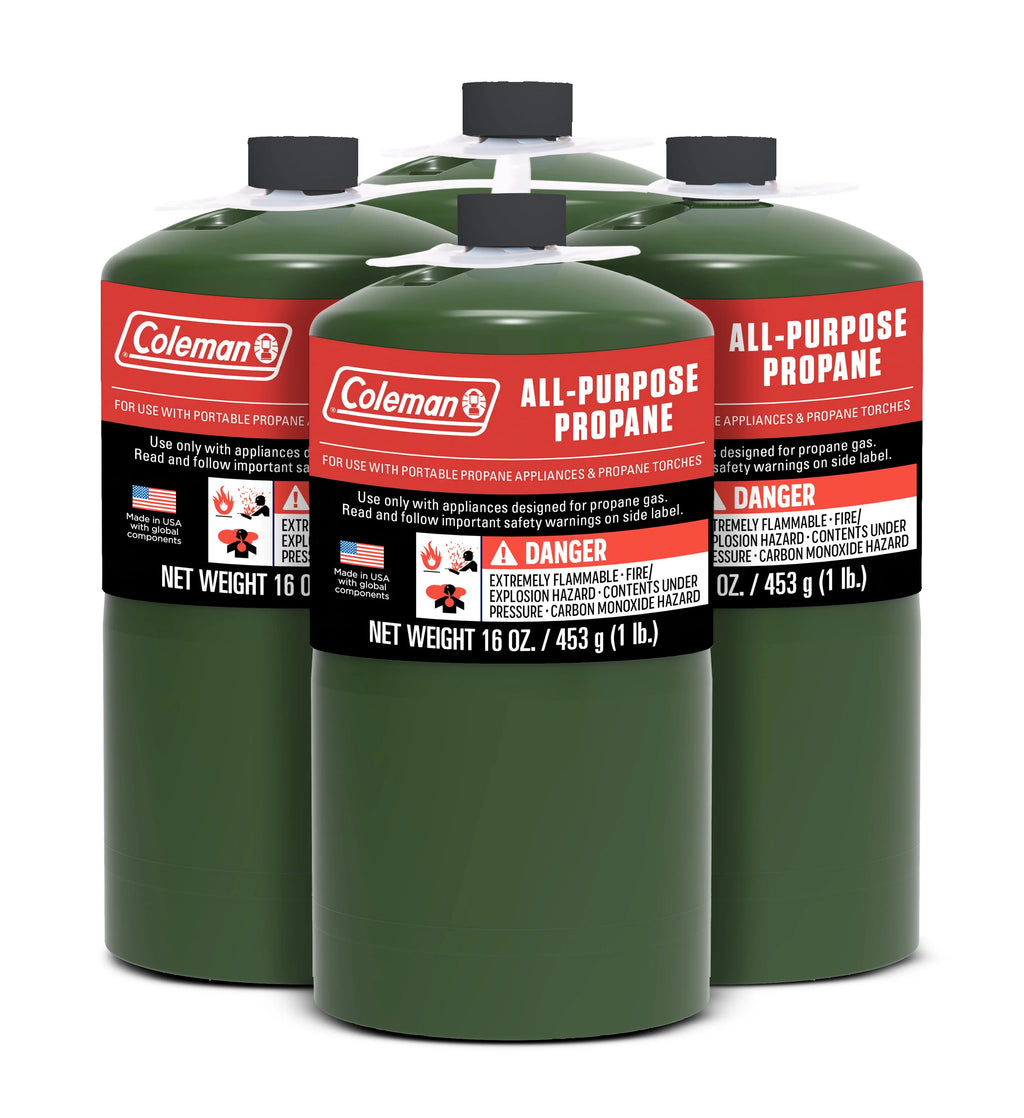 16 oz Propane Gas Cylinder 4-Pack D292