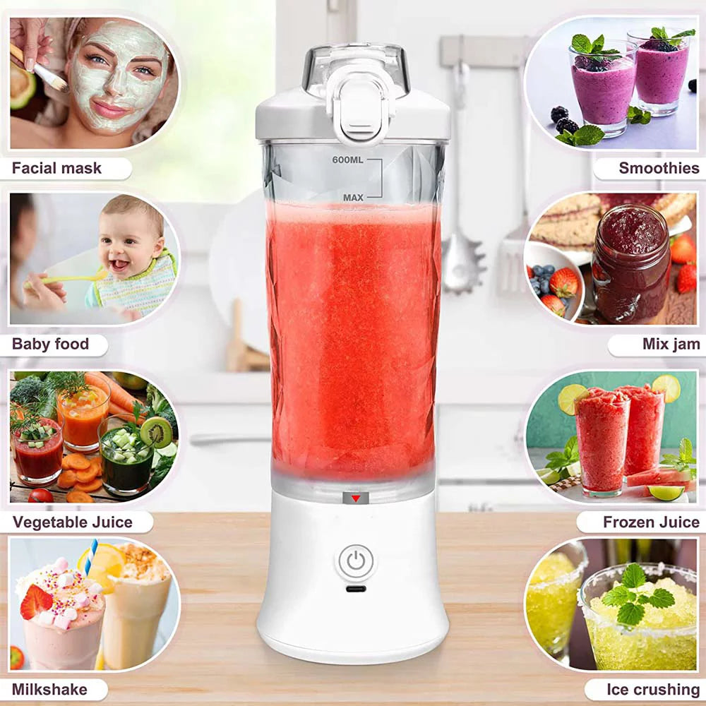 Portable Personal Size Blender with 6 Blades 20 Oz J3984