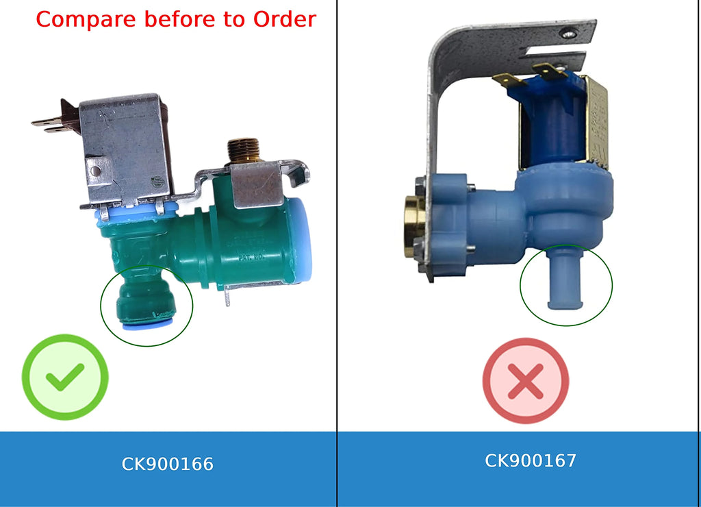 Fridge Water Inlet Valve 1 Coil 4" length M58310