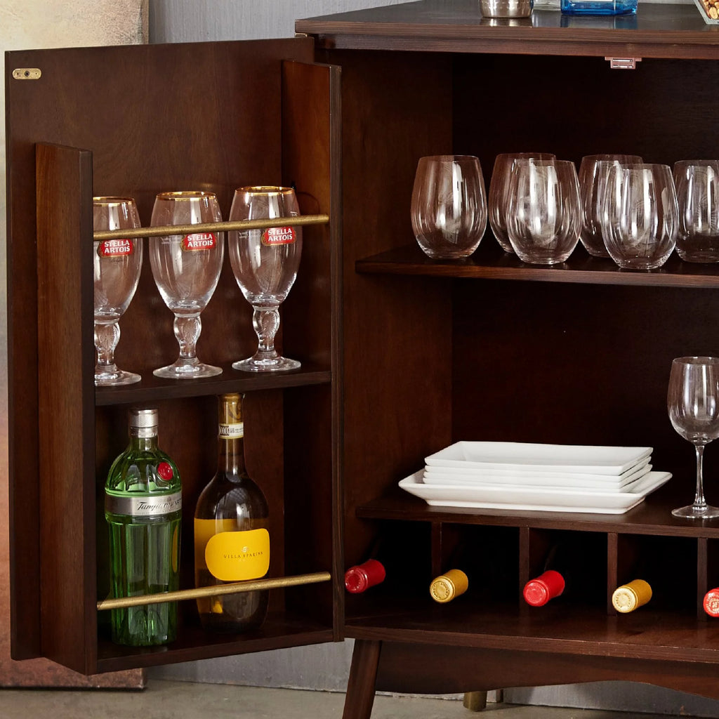 Walnut Bar Cabinet C748084