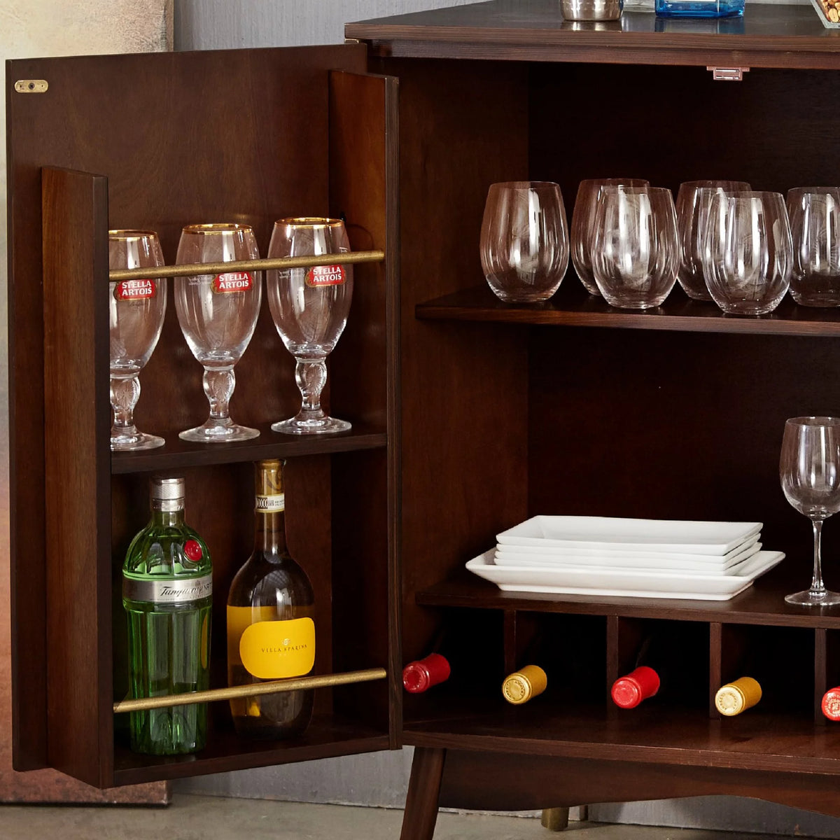 Walnut Bar Cabinet C748084