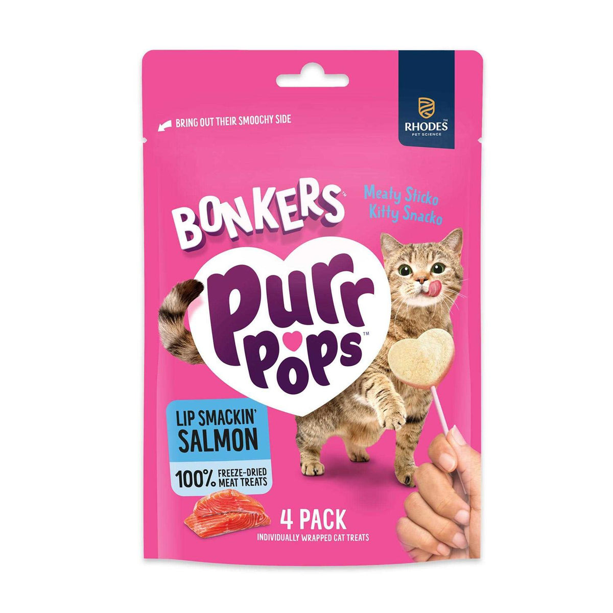 Salmon Flavor Cat Treats Lollipop A333