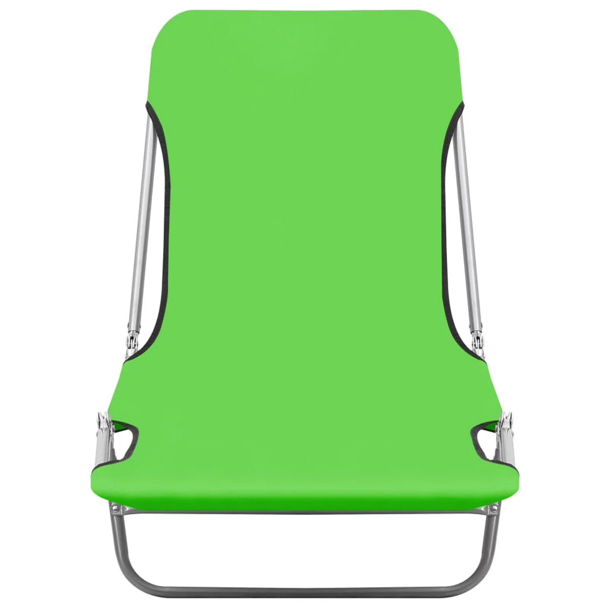 Green Oxford Fabric Folding Chaise Lounge Chair S168