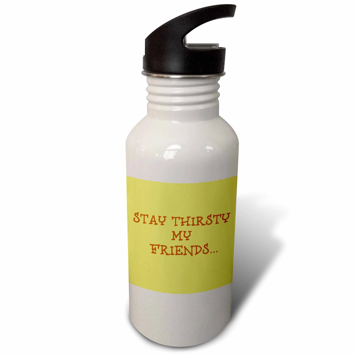 Yellow Background 21 oz Sports Water Bottle F705098