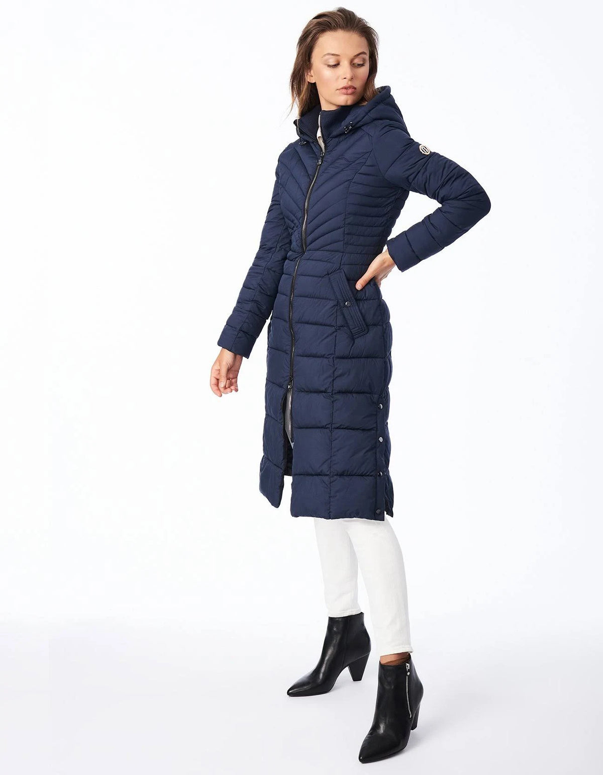 Hooded Packable Puffer Coat O13966