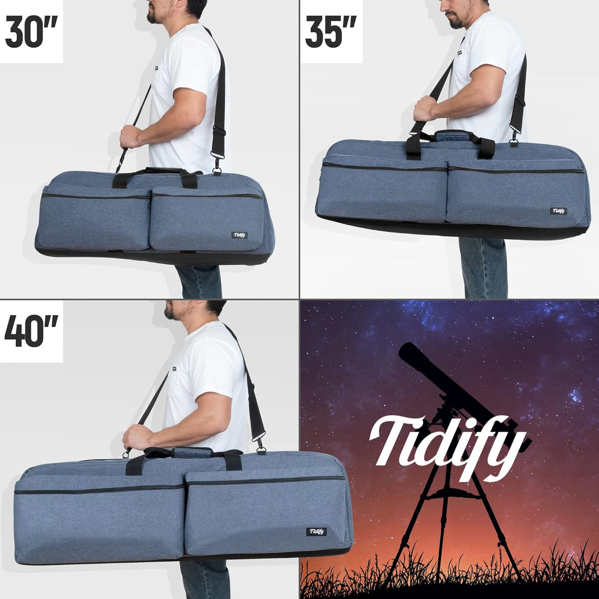 Large 35" Padded Telescope Bag with Internal Padded Pockets R46427