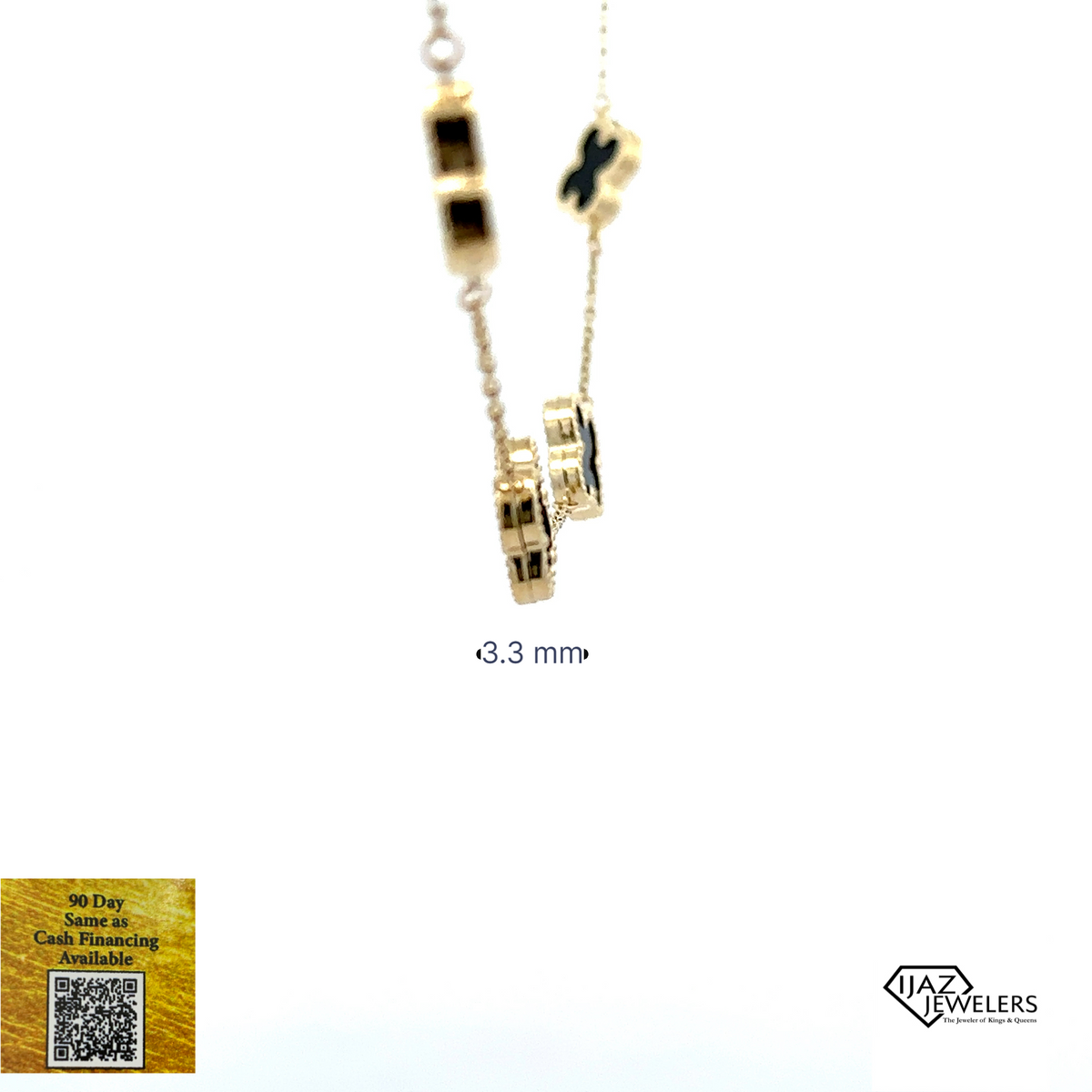 Black Onyx Necklace I624