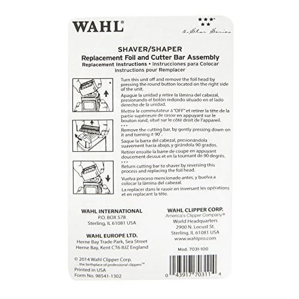 Replacement Foil and Cutter Bar Assembly Q72118