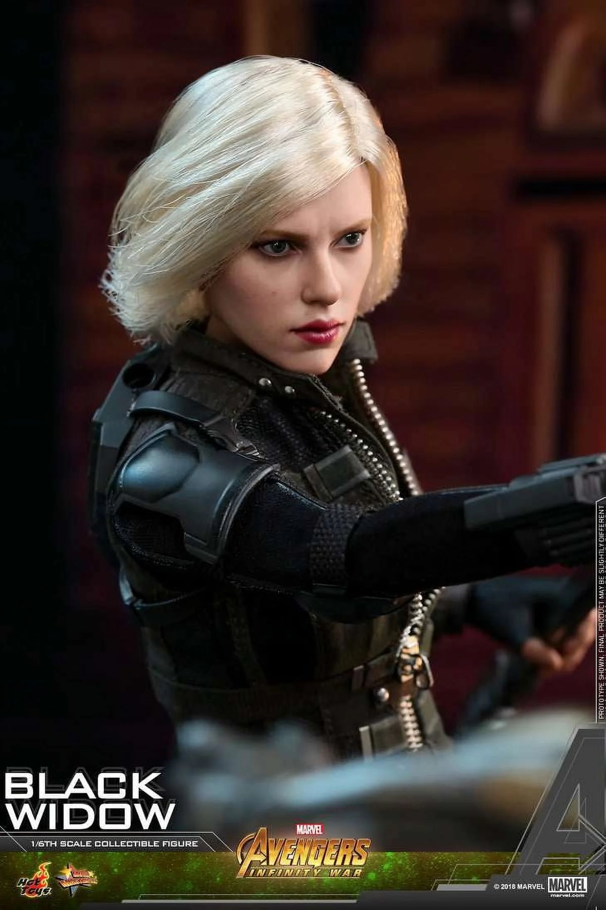 16 Scale Black Widow Figure H345