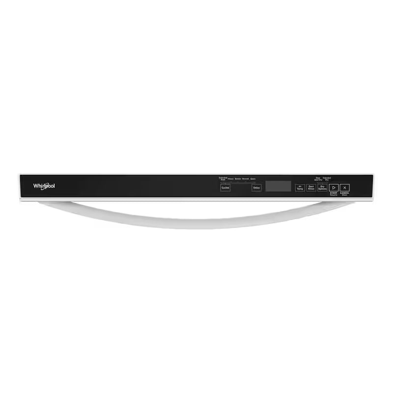 White Built-In Dishwasher with 3rd Rack U1657