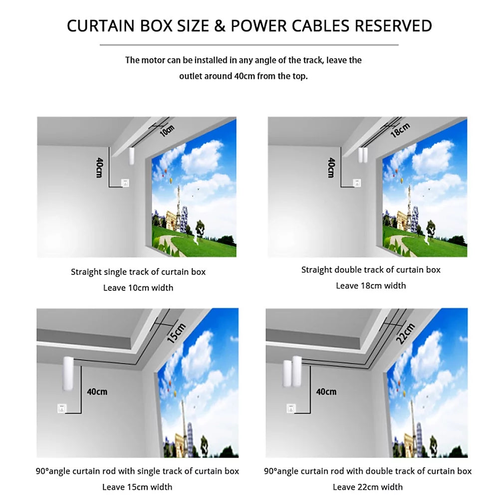 Smart Curtain Motor Wireless Electric Curtain Controller A588