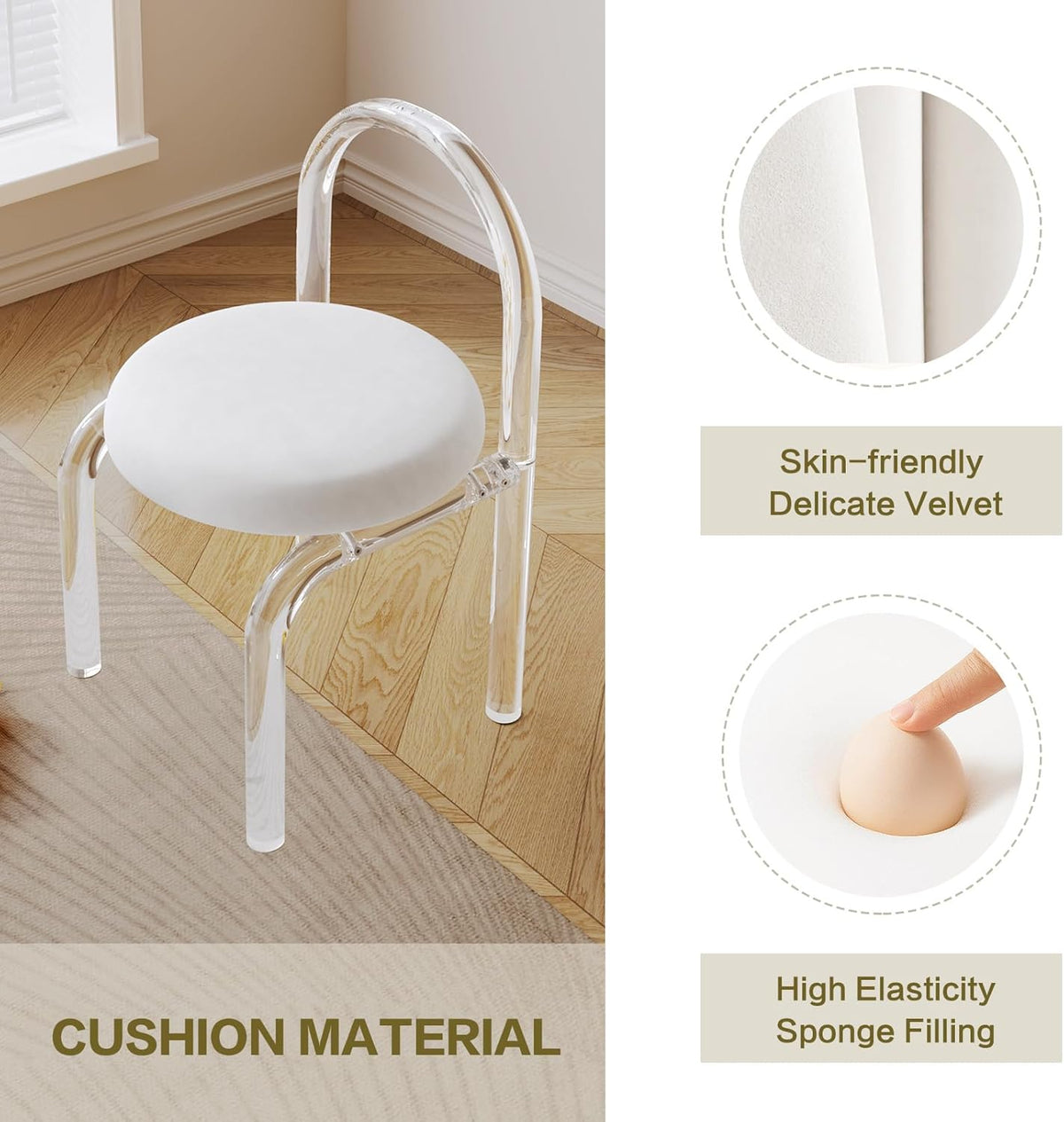 Clear Acrylic Chair P61543
