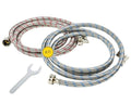 Washing Machine Hoses 4FT 2 Pack Braided Stainless Steel G988478