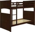 Cappuccino Twin Over Twin Bunk Bed T93389
