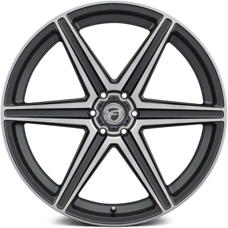 Satin Black Machined 24x10 Wheel D1761