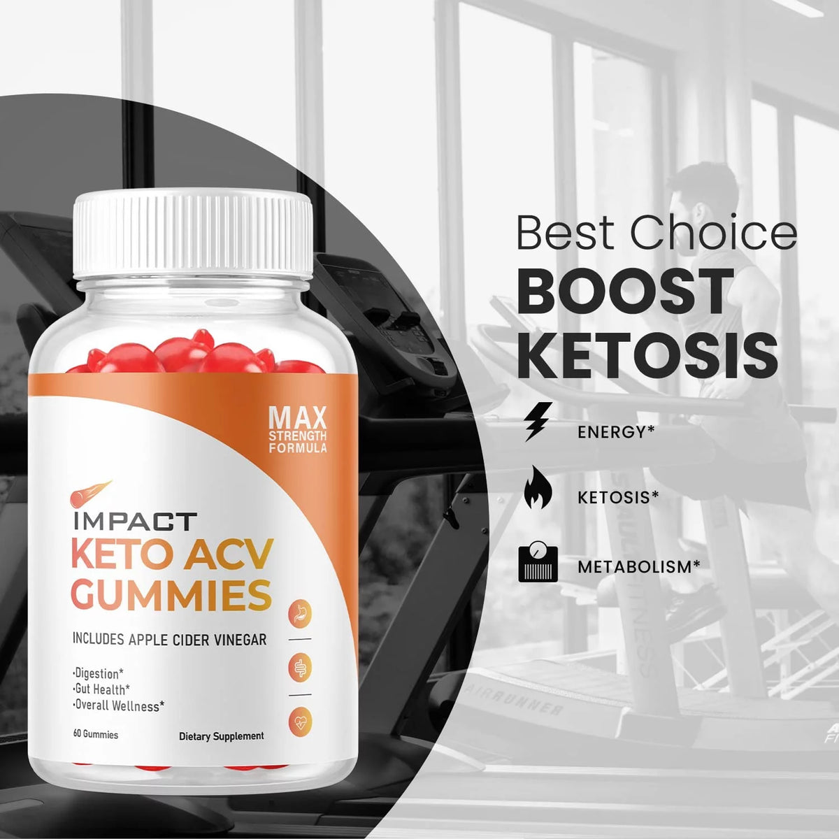 60 Gummies Keto ACV Dietary Supplement O137