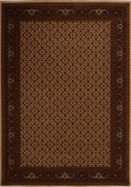 Red Rectangle 8x11 ft Synthetic Carpet F4640