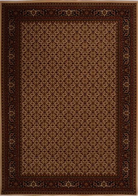 Red Rectangle 8x11 ft Synthetic Carpet F4640