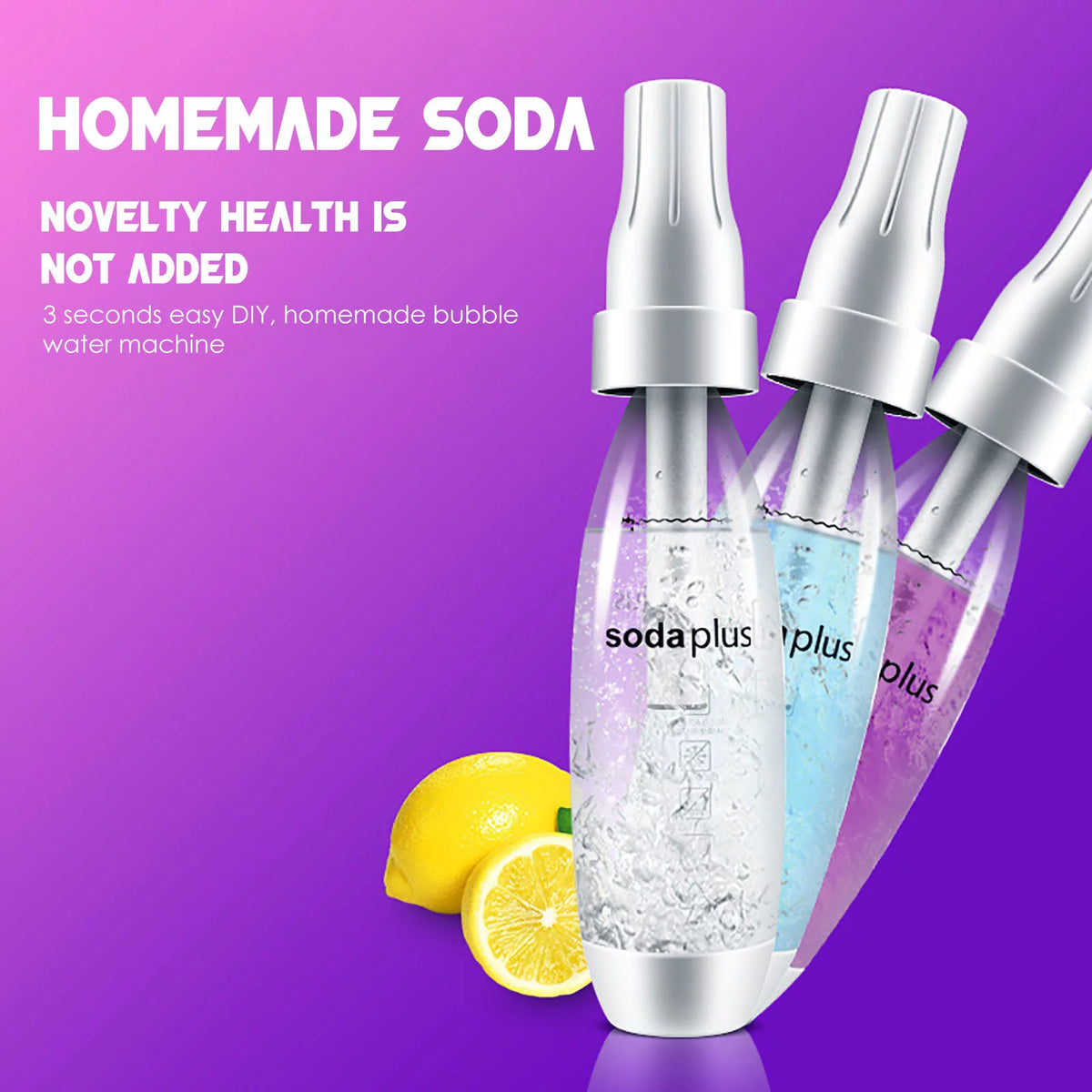 Portable S-oda Machine with Carbonation Bottle V445906