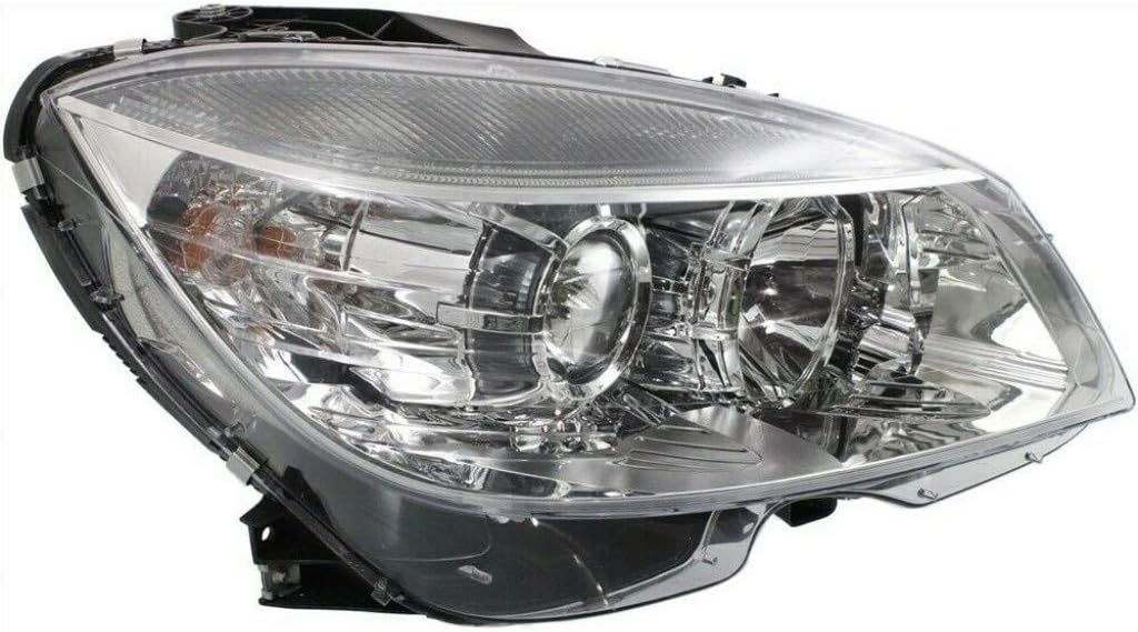 Headlight Assembly for Mercedes-Benz C300 2008-2011 Passenger Side Halogen N90227