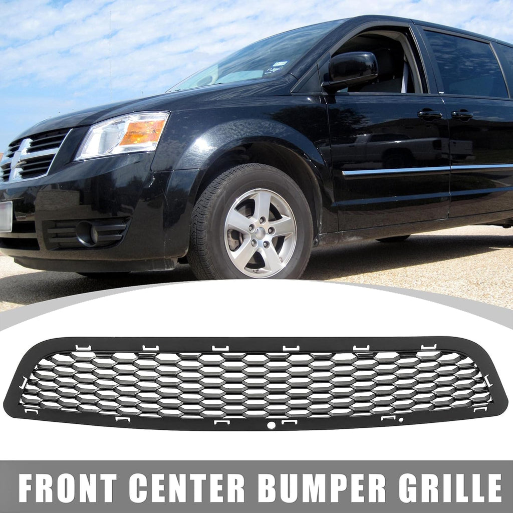 Black Plastic Front Center Bumper Grille P20400