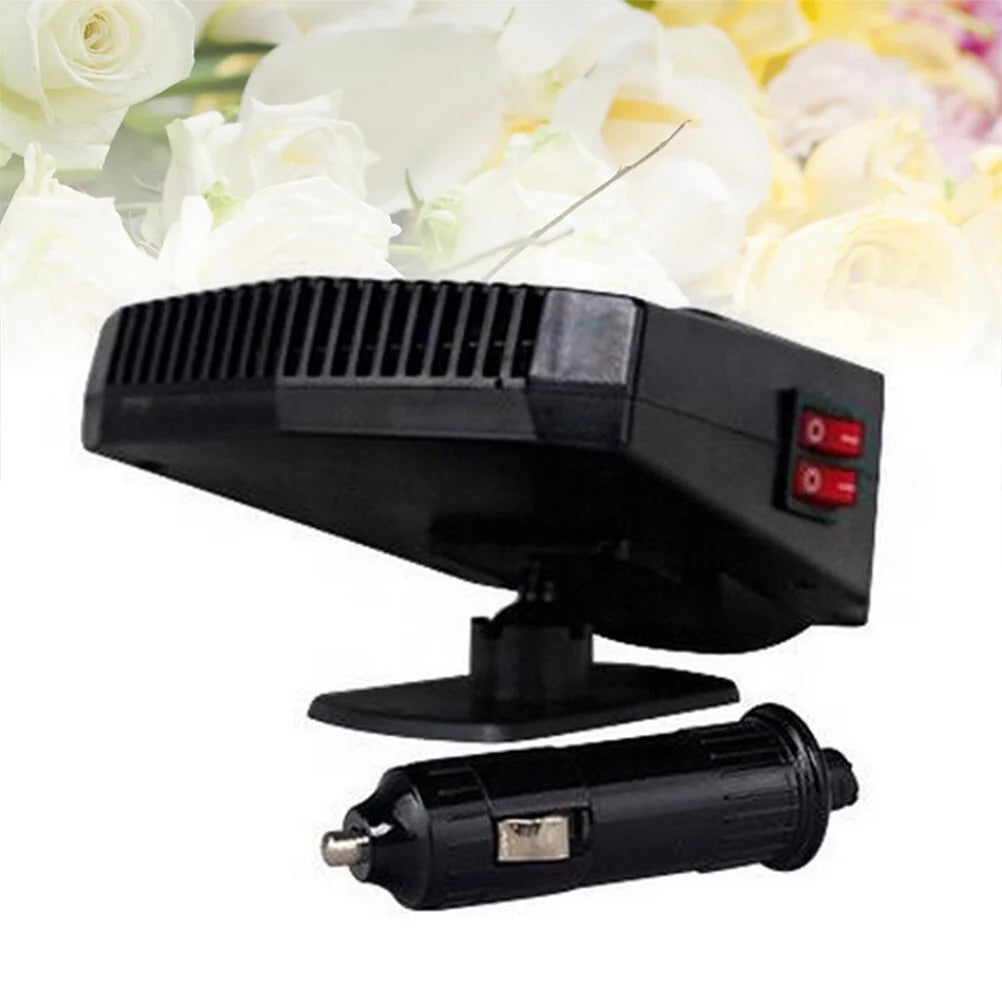 12V 200W Demister Defrosting Electric Heater Fan (Black) C14741