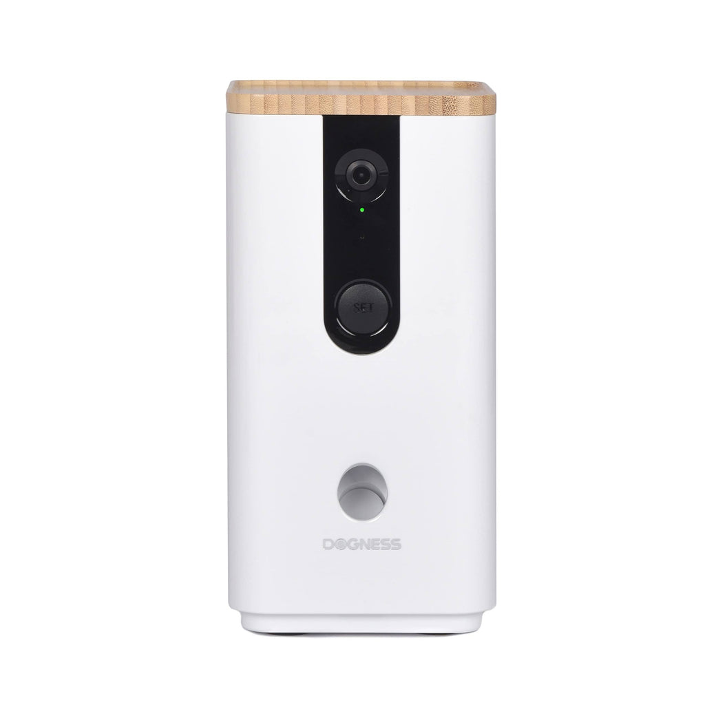 White Pet Treat Dispenser with Camera G86409
