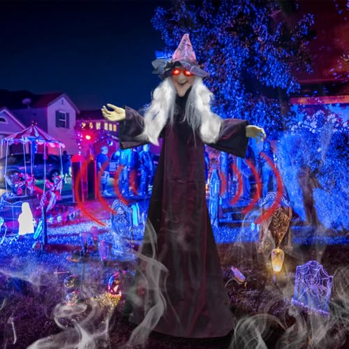 Life Size Talking Animated Witch with Light Up Eyes S165897