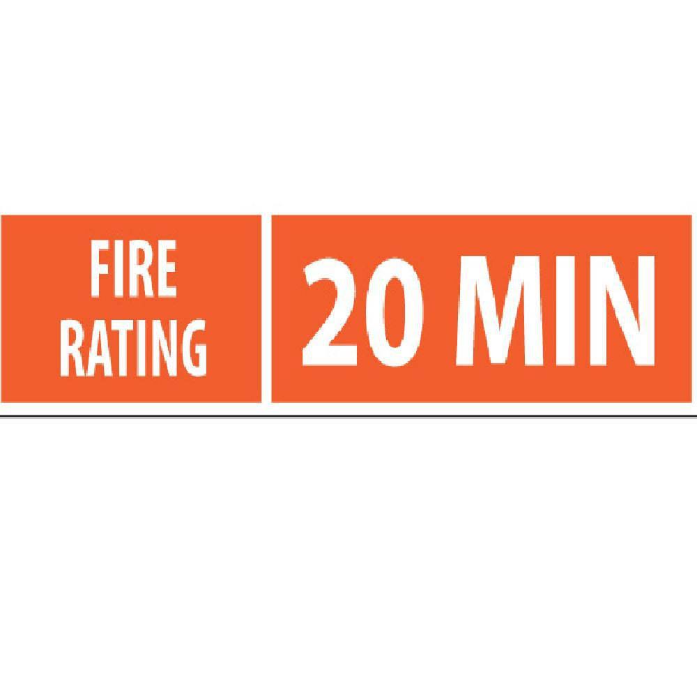 32 in. x 80 in. Primed Composite Fire-Rated Single Prehung Interior Door S319433