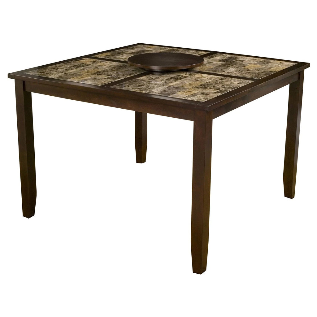 Espresso Faux Marble Pub Table E1923
