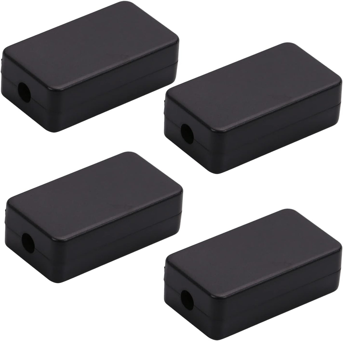 Black ABS Plastic Junction Box with Ear C2372