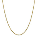 14ky 3.0mm Semi-Solid Rope Chain C5858