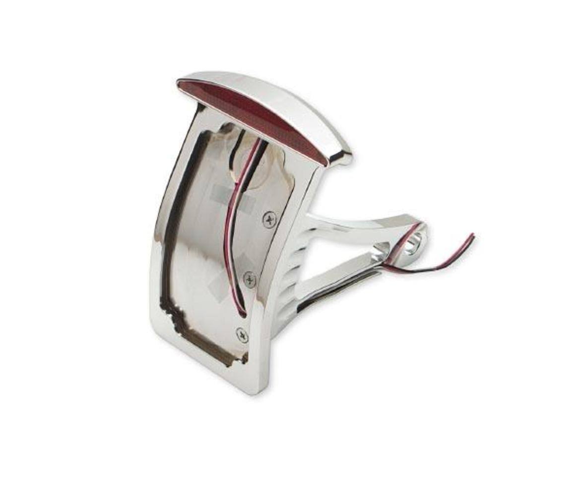 Axle Mount Taillight License Plate Mount Half-Moon Curved Vertical G8433