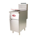 Commercial Gas Floor Fryer 40 lb. Capacity Natural Gas N594