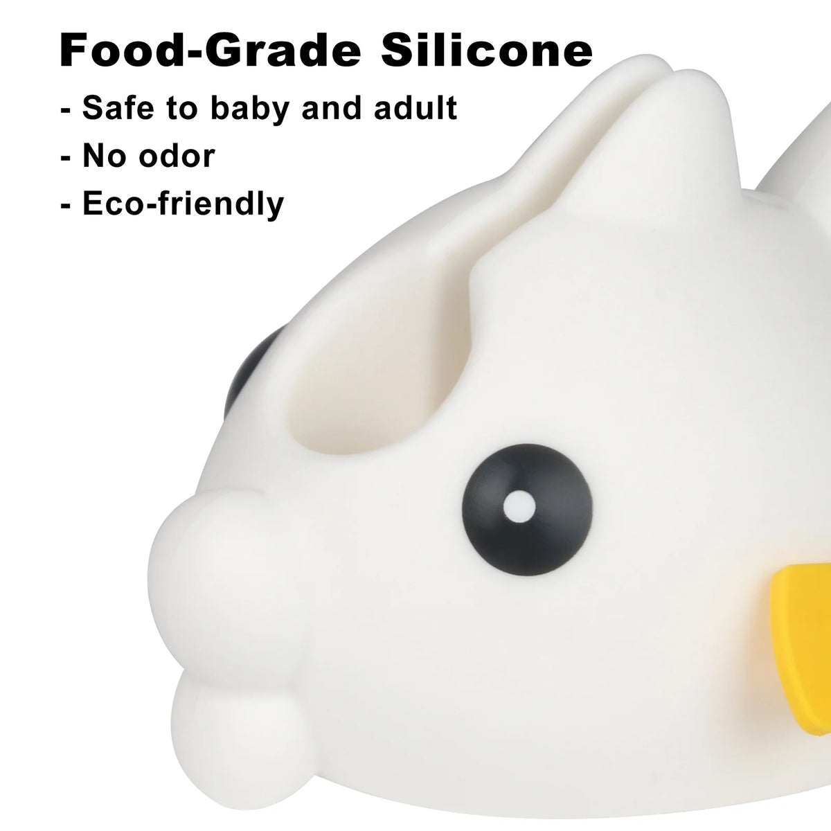 White Faucet Cover with 2 Toys W3963