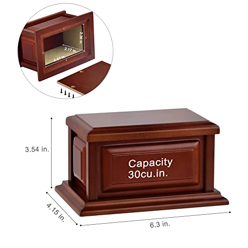 Wood Urn M43832