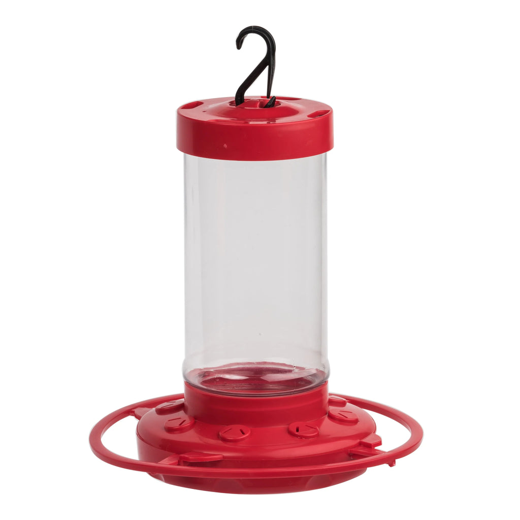 16 oz Red Plastic Hummingbird Feeder O990