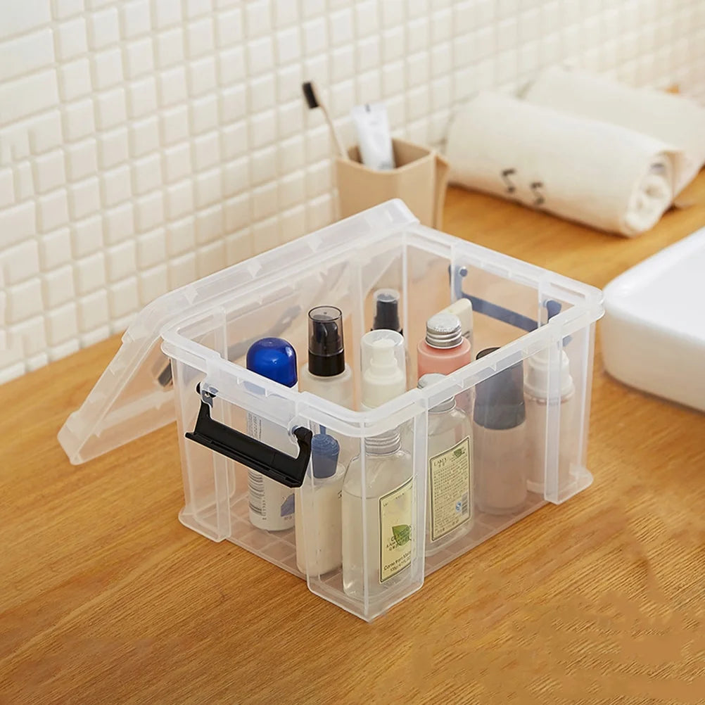 4Pcs Plastic Storage Box with Lid S4563