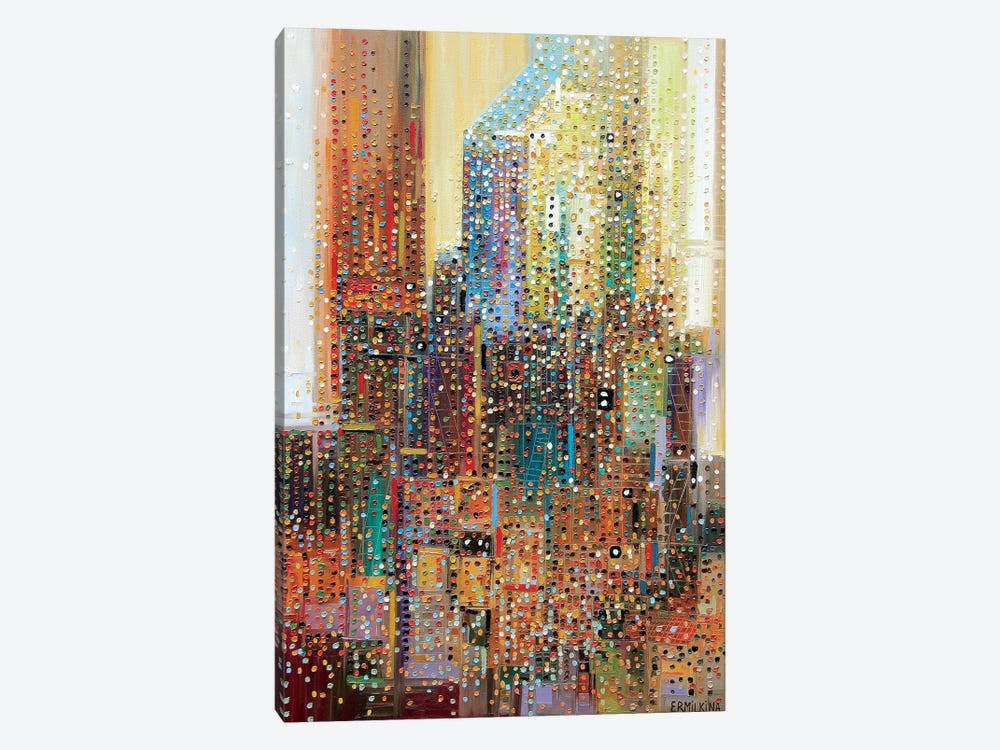 Canvas Wall Decor Prints - New York Silhouettes Art B774